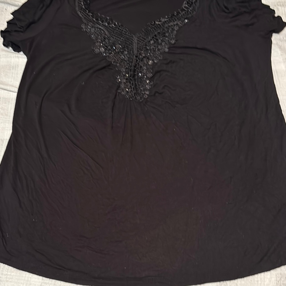 Elegant Black Women's Top (R)